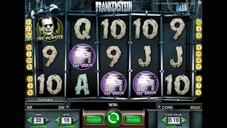 frankenstein screenshot  slot machine